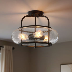 Urban Ambiance - Ceiling Light - UQL3311 Utilitarian Ceiling Light, 12