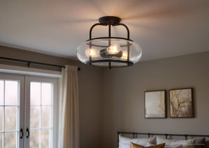 Urban Ambiance - Ceiling Light - UQL3311 Utilitarian Ceiling Light, 12