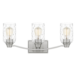 Urban Ambiance - Bath Light - UQL4421 Classic Indoor Bath Light, 9.00''H x 21.50''W x 6.50''D, Brushed Nickel Finish, Ravensburg Collection - 