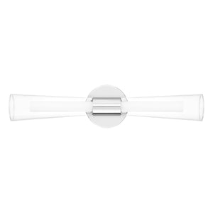 Urban Ambiance - Bath Light - UQL4440 Luxe Industrial Indoor Bath Light, 22.00''H x 5.00''W x 5.00''D, Polished Chrome Finish, Stanley Collection - 