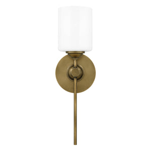 Urban Ambiance - Wall Sconce - UQL4460 Vintage Indoor Wall Sconce, 16.00''H x 5.00''W x 6.00''D, Weathered Brass Finish, Rialto Collection - 