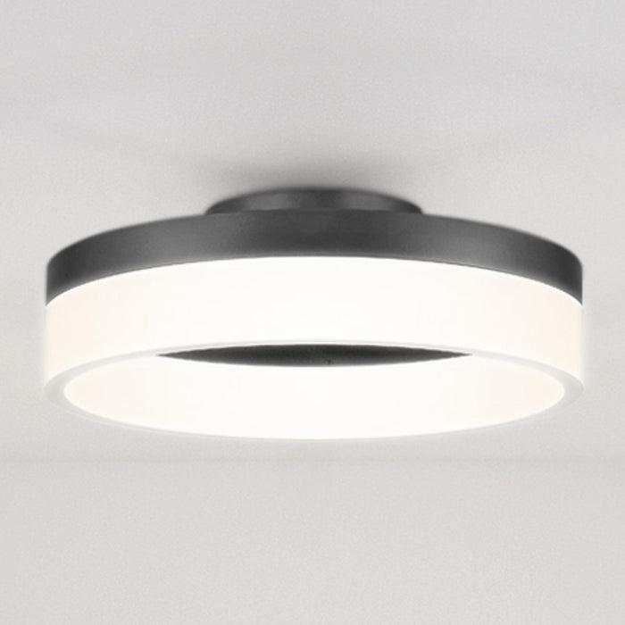 UQL4651 Casual Indoor Ceiling Light, 4.00''H x 11.75''W x 11.75''D, Oil Rubbed Bronze Finish, Woodley Collection