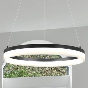Urban Ambiance - Pendant - UQL4653 Casual Indoor Pendant, 2.75''H x 23.50''W x 23.50''D, Oil Rubbed Bronze Finish, Woodley Collection -