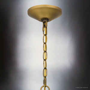 Urban Ambiance - Pendant - UQL5013 New Traditional Indoor Pendant, 25.50''H x 18.50''W x 18.50''D, White Finish, Zennor Collection - 