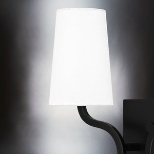 Urban Ambiance - Wall Sconce - UQL5043 Mediterranean Indoor Wall Sconce, 18.00''H x 12.00''W x 5.00''D, Matte Black Finish, Rugby Collection - 