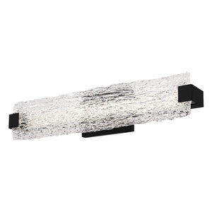 Urban Ambiance - Bath Light - UQL5200 Contemporary Indoor Bath Light, 5.00''H x 24.00''W x 3.75''D, Matte Black Finish, Riga Collection - 