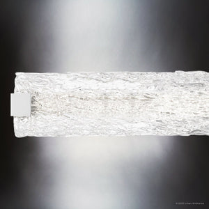 Urban Ambiance - Bath Light - UQL5203 Contemporary Indoor Bath Light, 5.00''H x 32.00''W x 3.75''D, Polished Chrome Finish, Riga Collection - 