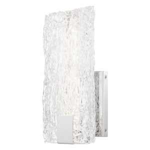 Urban Ambiance - Wall Sconce - UQL5205 Contemporary Indoor Wall Sconce, 12.00''H x 6.00''W x 3.75''D, Polished Chrome Finish, Riga Collection - 