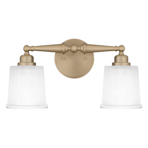 Urban Ambiance - Bath Light - UQL5310 Classic Indoor Bath Light, 8.5''H x 16''W x 6.5''D, Bronze Gold Finish, Maddock Collection - 