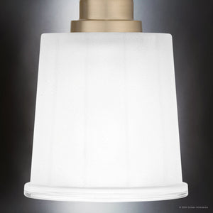 Urban Ambiance - Bath Light - UQL5311 Classic Indoor Bath Light, 8.5''H x 24''W x 6.5''D, Bronze Gold Finish, Maddock Collection - 