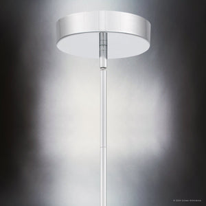 Urban Ambiance - Pendant - UQL5321 Contemporary Indoor Pendant, 26.5''H x 23.75''W x 23.75''D, Polished Chrome Finish, Jena Collection - 