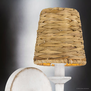 Urban Ambiance - Wall Sconce - UQL5361 Bohemian Indoor Wall Sconce, 11.5''H x 5''W x 6.5''D, Antique White Finish, Norwich Collection - 