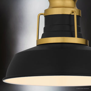 Urban Ambiance - Bath Light - UQL5422 Traditional Indoor Bath Light, 9''H x 34.5''W x 8.5''D, Aged Brass Finish, Werribee Collection - 