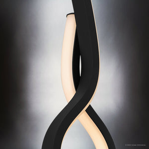 Urban Ambiance - Wall Sconce - UQL5430 Contemporary Indoor Wall Sconce, 15.75''H x 4.5''W x 3.5''D, Matte Black Finish, Medina Collection - 