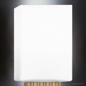 Urban Ambiance - Bath Light - UQL5451 Posh Indoor Bath Light, 7.25''H x 23''W x 6.5''D, Bronze Gold Finish, Valletta Collection - 
