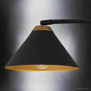 Urban Ambiance - Chandelier - UQL5980 Urban Loft Indoor Chandelier, 11.75''H x 52.00''W x 10.00''Dep, Matte Black Finish, Hanford Collection - 