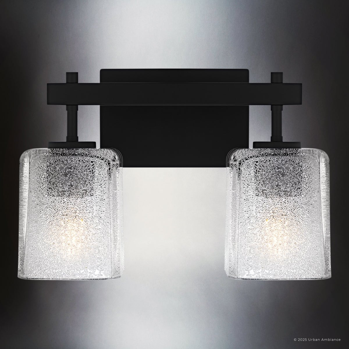 UQL6021 Contemporary Indoor Bath Light, 9.25''H x 13.50''W x 6.75''Dep ...