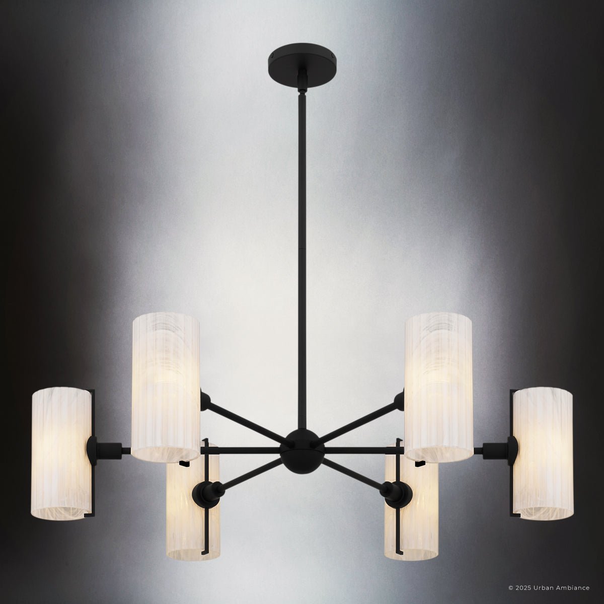 オブセッション+ マウル UQL6091 Eclectic Indoor Chandelier, 8.75''H x 36.00''W x 36.00