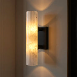Urban Ambiance - Wall Sconce - UQL6093 Eclectic Indoor Wall Sconce, 18.75''H x 4.50''W x 6.75''Dep, Matte Black Finish, Florissant Collection - 