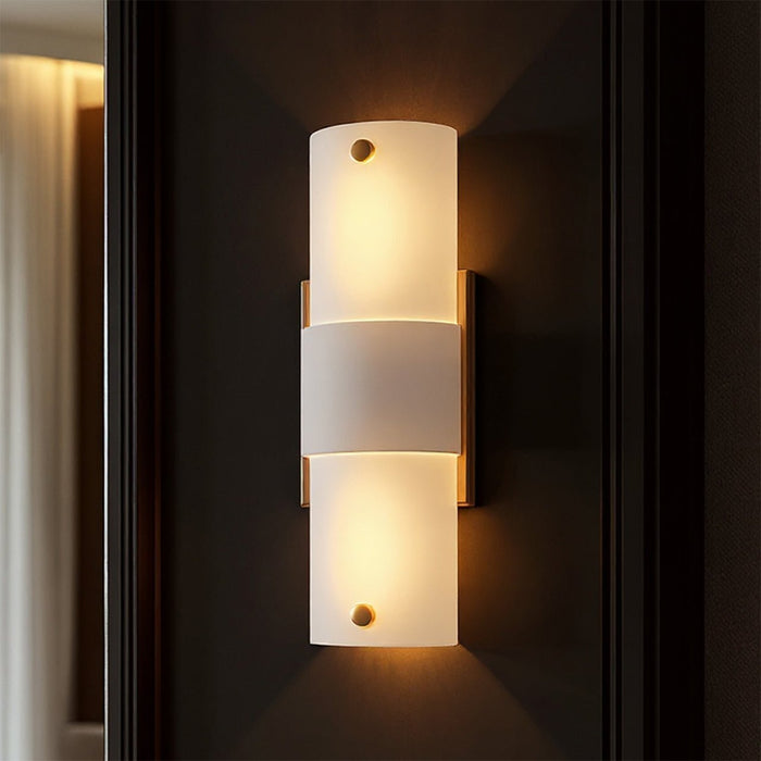 UQL6110 Tuscan Indoor Wall Sconce, 16.00''H x 5.00''W x 3.50''Dep, Bronze Gold Finish, Milford Collection