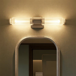 Urban Ambiance - Bath Light - UQL6160 Urban Loft Indoor Bath Light, 4.50''H x 23.50''W x 5.00''Dep, Brushed Nickel Finish, Burien Collection - 