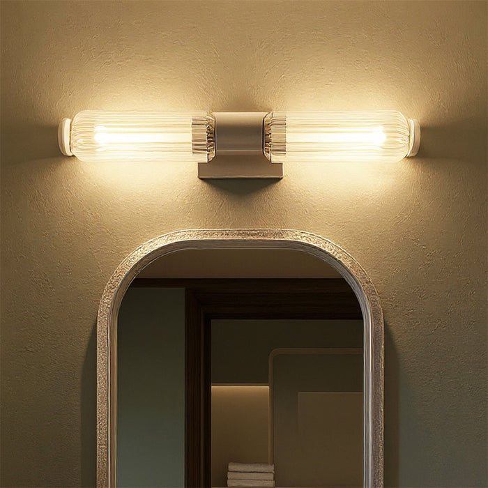 UQL6160 Urban Loft Indoor Bath Light, 4.50''H x 23.50''W x 5.00''Dep, Brushed Nickel Finish, Burien Collection