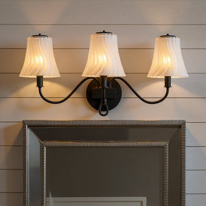 Urban Ambiance - Bath Light - UQL6241 Traditional Indoor Bath Light, 11.00''H x 23.00''W x 8.75''Dep, Matte Black Finish, Parker Collection - 