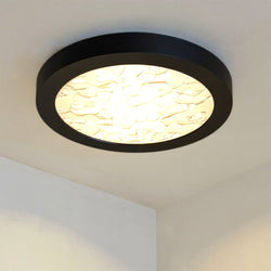 Urban Ambiance - Ceiling Light - UQL6254 Minimalist Indoor Ceiling Light, 1.00''H x 7.50''W x 7.50''Dep, Earth Black Finish, Alice Collection - 