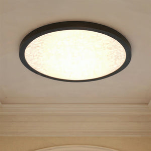 Urban Ambiance - Ceiling Light - UQL6257 Minimalist Indoor Ceiling Light, 1.00''H x 20.00''W x 20.00''Dep, Earth Black Finish, Alice Collection - 