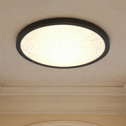 Urban Ambiance - Ceiling Light - UQL6257 Minimalist Indoor Ceiling Light, 1.00''H x 20.00''W x 20.00''Dep, Earth Black Finish, Alice Collection - 