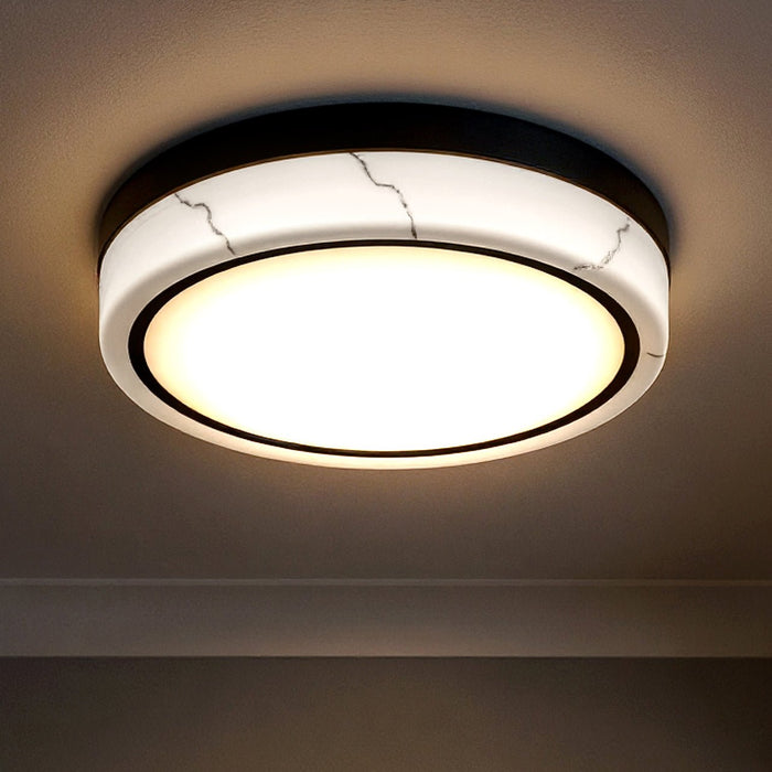 UQL6376 Urban Loft Indoor Ceiling Light, 3.25''H x 16.00''W x 16.00''Dep, Matte Black Finish, Lacey Collection