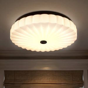 Urban Ambiance - Ceiling Light - UQL6381 Traditional Indoor Ceiling Light, 3.25''H x 16.00''W x 16.00''Dep, Matte Black Finish, Lacey Collection - 