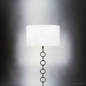 Urban Ambiance - Wall Sconce - UQL6425 Traditional Indoor Wall Sconce, 22.75''H x 13.00''W x 6.00''Dep, Matte Black Finish, Lacey Collection - 