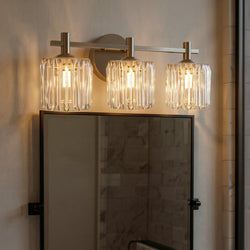 Urban Ambiance - Bath Light - UQL6482 Contemporary Indoor Bath Light, 7.75''H x 21.50''W x 7.00''Dep, Polished Chrome Finish, Keller Collection - 