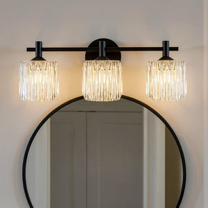 Urban Ambiance - Bath Light - UQL6483 Contemporary Indoor Bath Light, 7.75''H x 21.50''W x 7.00''Dep, Matte Black Finish, Keller Collection - 