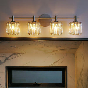 Urban Ambiance - Bath Light - UQL6484 Contemporary Indoor Bath Light, 7.75''H x 29.75''W x 7.00''Dep, Polished Chrome Finish, Keller Collection - 