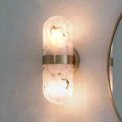 Urban Ambiance - Wall Sconce - UQL6700 Modern Indoor Wall Sconce, 12.5''H x 4.75''W x 4''Dep, Brushed Gold Finish, Varford Collection - 