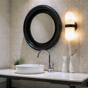 Urban Ambiance - Wall Sconce - UQL6702 Modern Indoor Wall Sconce, 12.5''H x 4.75''W x 4''Dep, Matte Black Finish, Varford Collection - 
