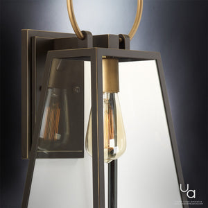 A luxurious Urban Ambiance wall sconce with a UHP1002 Modern Farmhouse Outdoor Wall Light, 15.125