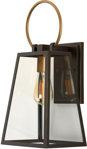 A gorgeous lighting fixture from the Vicenza Collection featuring an Olde Bronze finish and glass shade.
