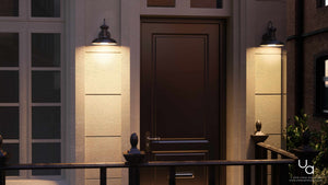 An unique lighting fixture, UHP1024 Industrial Chic Chic Outdoor Wall Light, 10.75