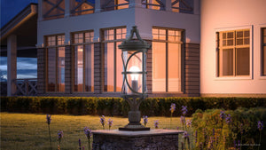 An Urban Ambiance UHP1181 Rustic Outdoor Post / Pier Light, 26-1/2