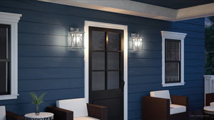 A beautiful rendering of a UHP1224 Colonial Outdoor Wall Light by Urban Ambiance, 19
