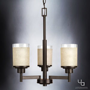Unique and beautiful UHP2016 Contemporary Chandelier featuring an Olde Bronze Finish from the Cupertino Collection by Urban Ambiance.