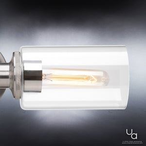 An UHP2061 Industrial Chic Chic Bathroom Vanity Light, 4.75