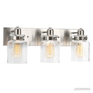 Three beautiful UHP2142 Modern Farmhouse Bath Fixtures, 8-5/8