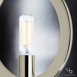 A UHP2278 Modern Pendant, with a Polished Nickel Finish and from the Bradford Collection, is a beautiful lighting fixture that brings luxury to any space.