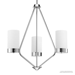 Three UHP2298 Contemporary Chandelier, 23