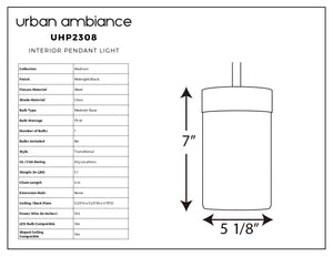 Urban Ambiance UHP2308 Gorgeous Pendant Light.