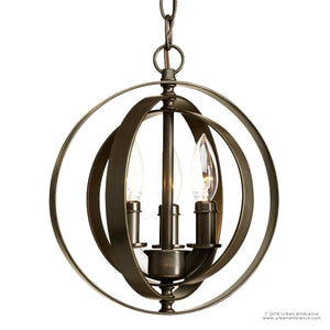 An UHP2321 Industrial Chic Pendant, 11-3/4